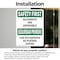 Signmission Safety Culture Sign, 7 in Width, Vinyl Decal, Rectangle, Bilingual OS-2PACK-SF-D-710-L-10730 - alternate 5
